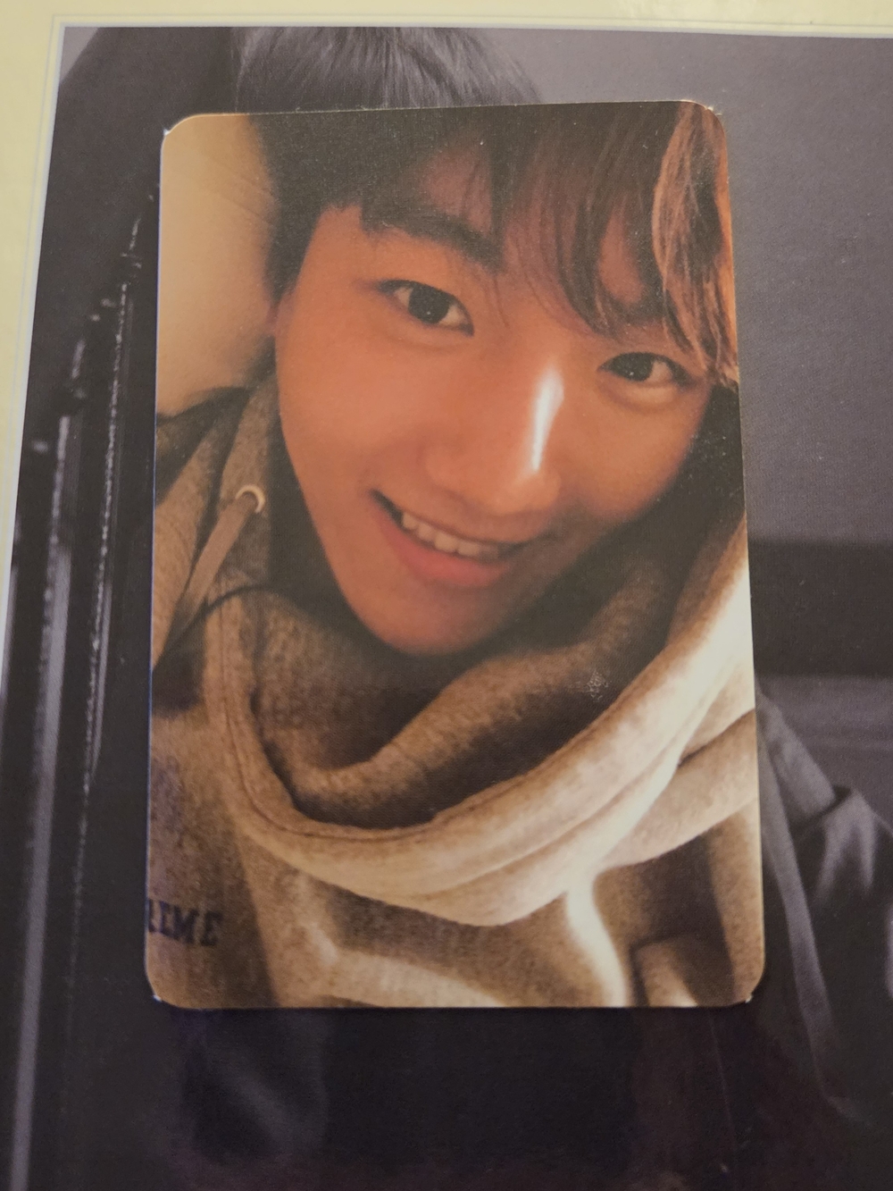 Home Art Photo Card Print - Cream Hoodie Portrait